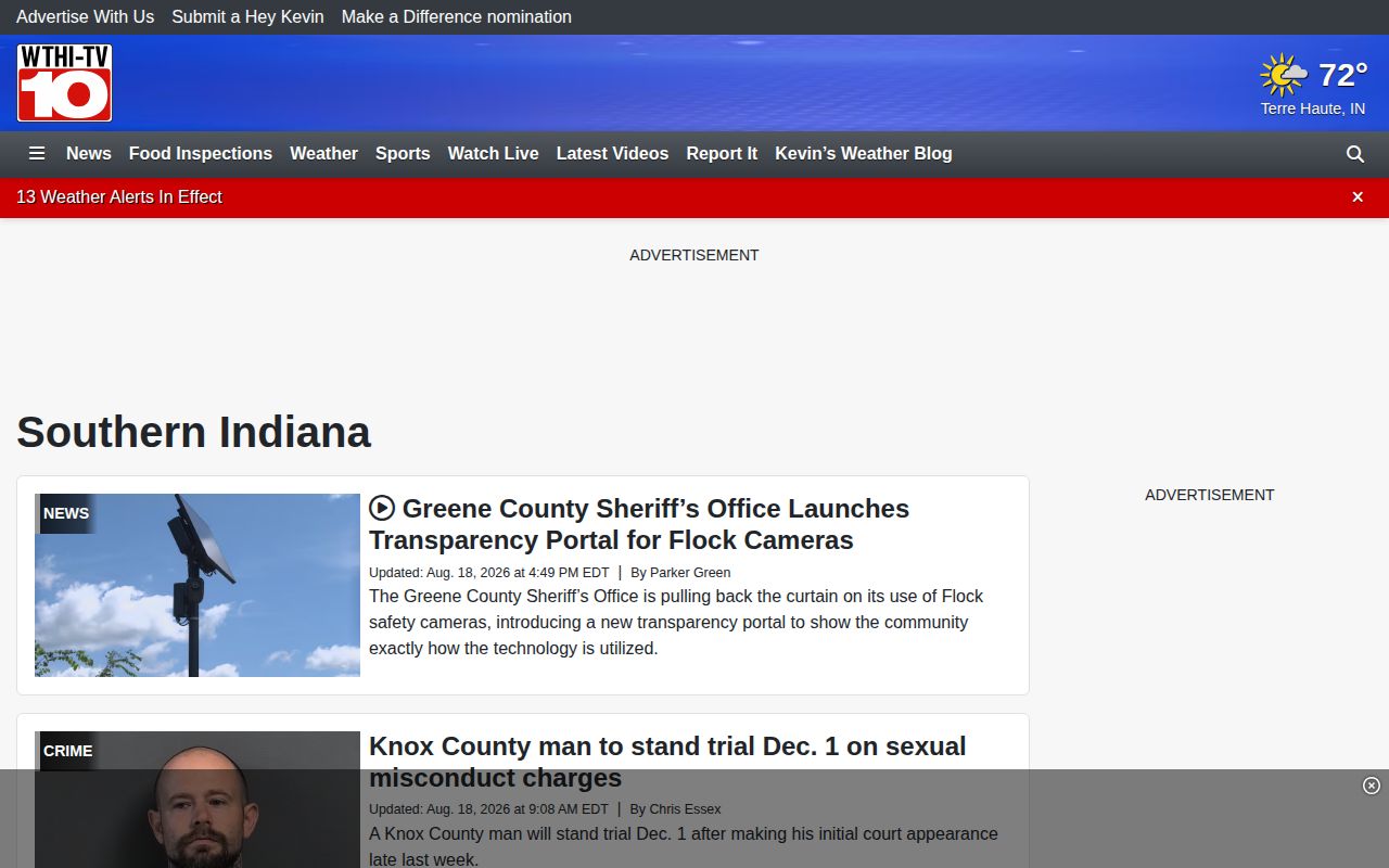Knox County crime news in WTHI Southern Indiana reports
